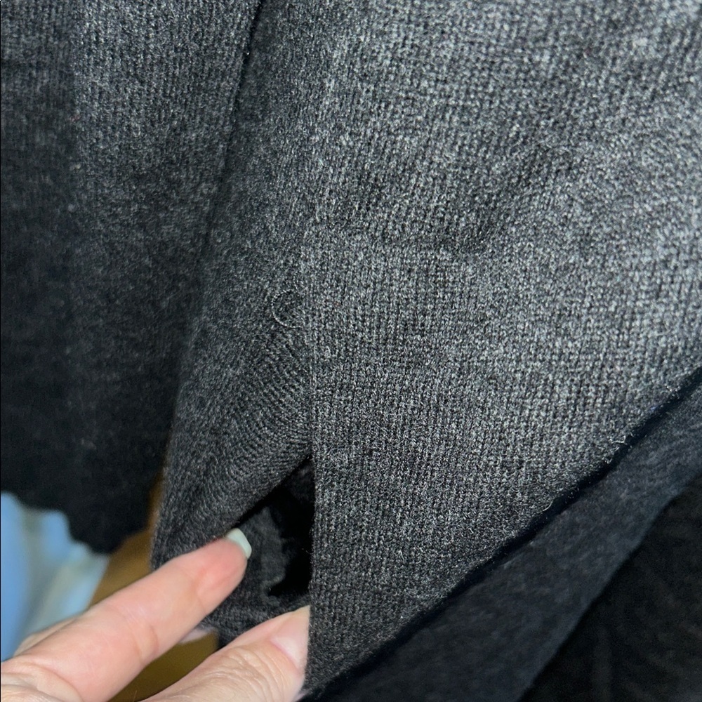 Vince Black Midi Dress 70%wool 30%cashmere - Picture 8 of 11